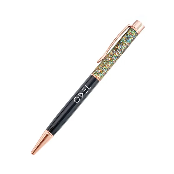 Glitter Ballpoint Metal Pen - Glitter Ballpoint Metal Pen - Image 0 of 2