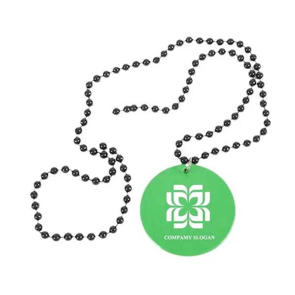 Creative Mardi Gras Medallion Bead Necklace - Creative Mardi Gras Medallion Bead Necklace - Image 0 of 17