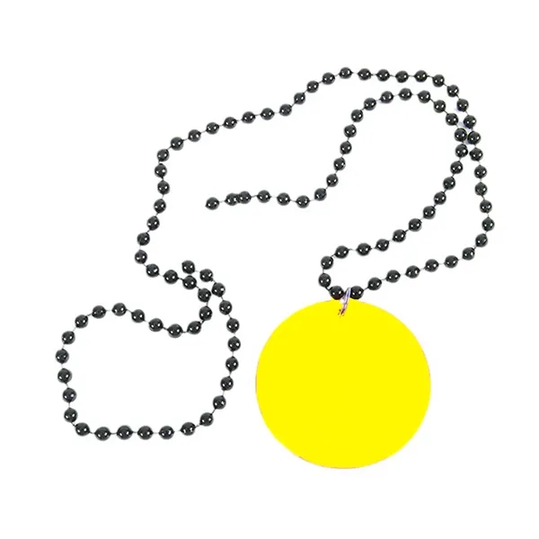 Creative Mardi Gras Medallion Bead Necklace - Creative Mardi Gras Medallion Bead Necklace - Image 17 of 17
