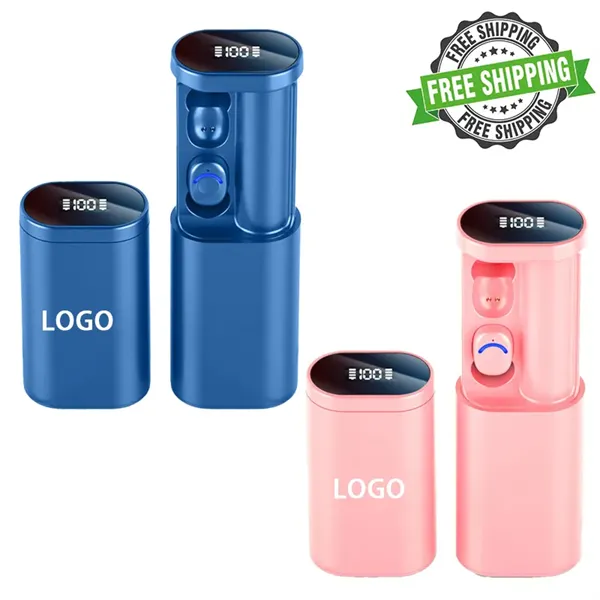 Cylinder-shaped Wireless Earphones - Cylinder-shaped Wireless Earphones - Image 0 of 5