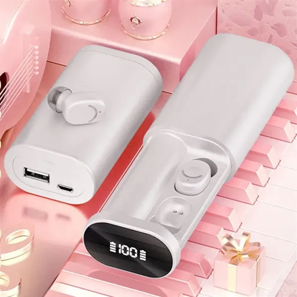 Cylinder-shaped Wireless Earphones - Cylinder-shaped Wireless Earphones - Image 2 of 5