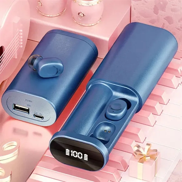Cylinder-shaped Wireless Earphones - Cylinder-shaped Wireless Earphones - Image 3 of 5