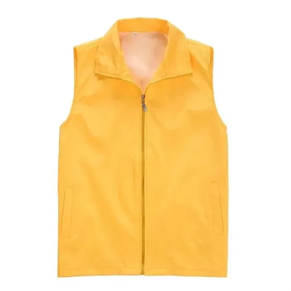 Work Uniform Volunteer Vest with Zipper - Work Uniform Volunteer Vest with Zipper - Image 7 of 12