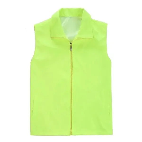 Work Uniform Volunteer Vest with Zipper - Work Uniform Volunteer Vest with Zipper - Image 12 of 12