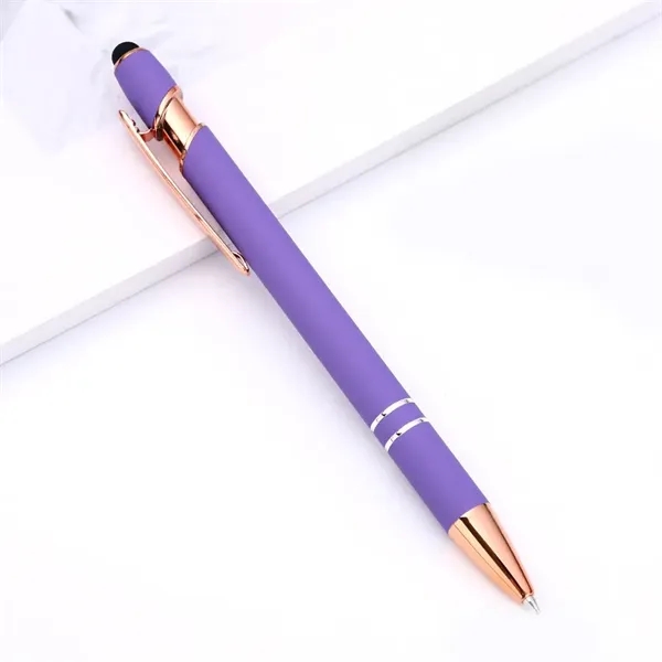 Ellipse Rose Gold Pen with Stylus - Ellipse Rose Gold Pen with Stylus - Image 5 of 10