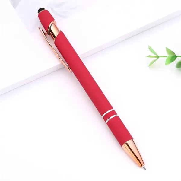 Ellipse Rose Gold Pen with Stylus - Ellipse Rose Gold Pen with Stylus - Image 6 of 10