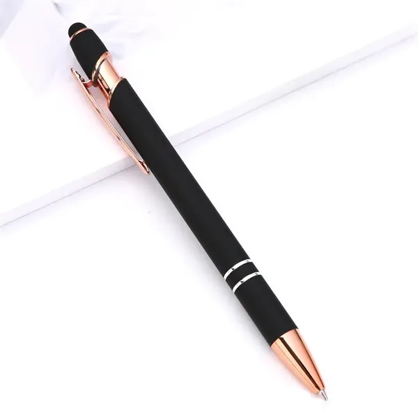 Ellipse Rose Gold Pen with Stylus - Ellipse Rose Gold Pen with Stylus - Image 10 of 10