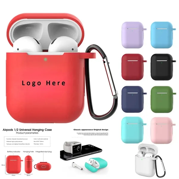 Silicone Airpods Case Earphone Protective Covers - Silicone Airpods Case Earphone Protective Covers - Image 0 of 2