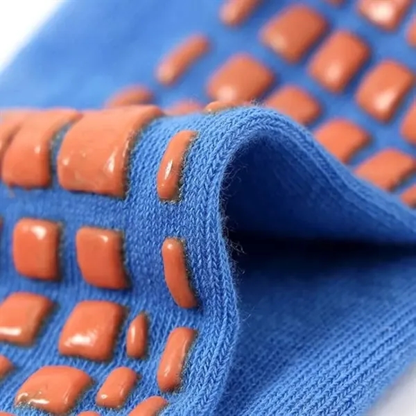 Kids Teenager Non Slip Anti Skid Trampoline Socks with Grips - Kids Teenager Non Slip Anti Skid Trampoline Socks with Grips - Image 1 of 13