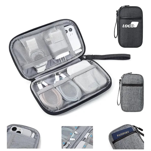 Tech Electronic Organizer Travel Case for Charger - Tech Electronic Organizer Travel Case for Charger - Image 0 of 3