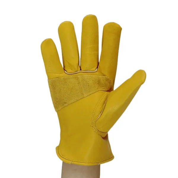 Leather Outdoor Work Gloves - Heat Resistant and Insulated - Leather Outdoor Work Gloves - Heat Resistant and Insulated - Image 2 of 5