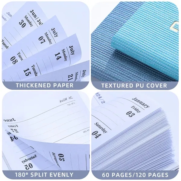 2025 Mini Portable Agenda Book Diary Daily Pocket Planner - 2025 Mini Portable Agenda Book Diary Daily Pocket Planner - Image 2 of 7