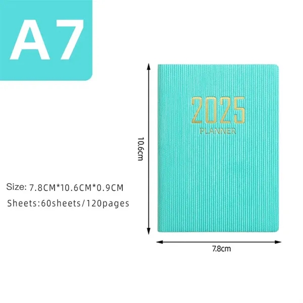 2025 Mini Portable Agenda Book Diary Daily Pocket Planner - 2025 Mini Portable Agenda Book Diary Daily Pocket Planner - Image 3 of 7