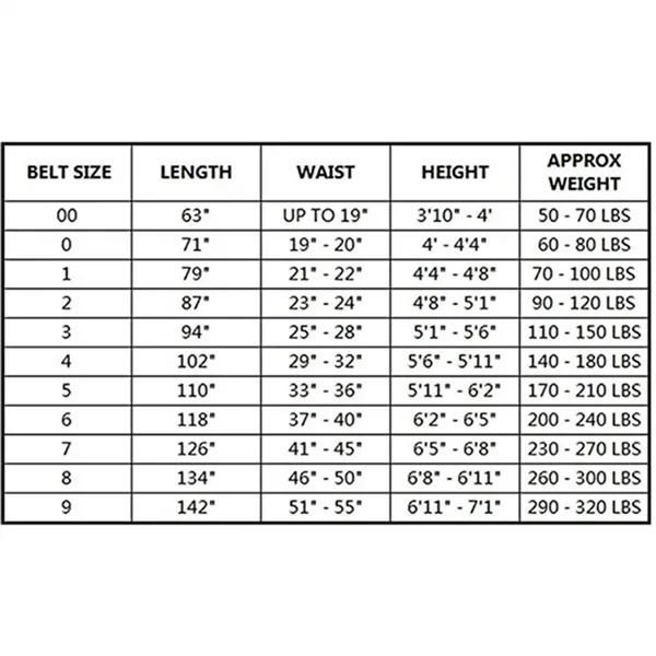 Custom Double Wrap Martial Art Belt 120 3/4" L - Custom Double Wrap Martial Art Belt 120 3/4" L - Image 2 of 16