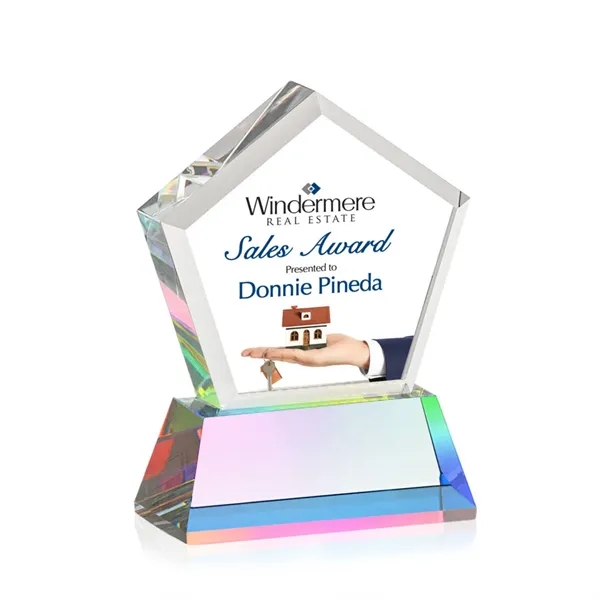 Genosee VividPrint™ Award on Base - Prismatic