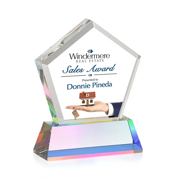 Genosee VividPrint™ Award on Base - Prismatic