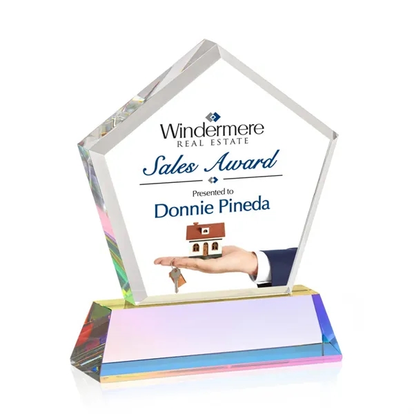 Genosee VividPrint™ Award on Base - Prismatic