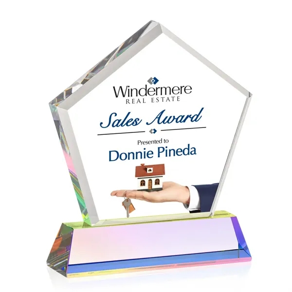 Genosee VividPrint™ Award on Base - Prismatic