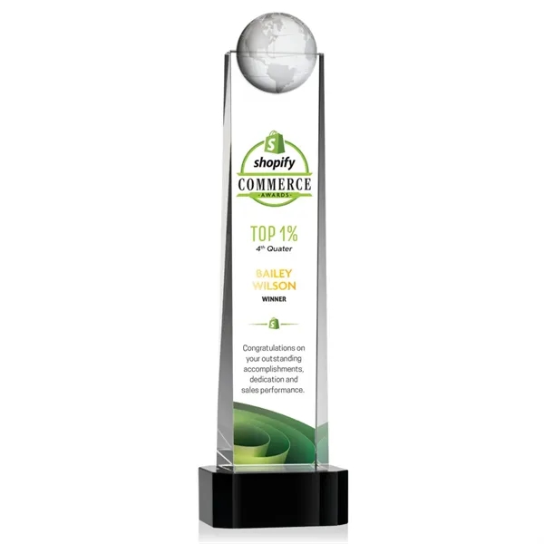 Sherbourne Globe VividPrint™ Award - Black