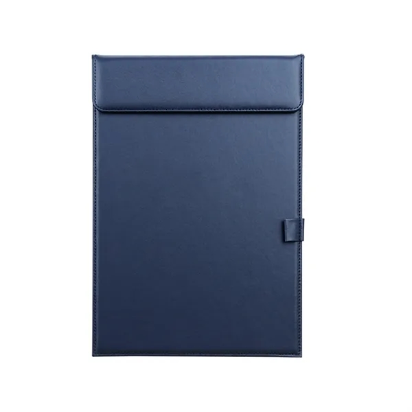 A4 PU Leather Magnetic Clipboard w/Clip and Pen Loop - A4 PU Leather Magnetic Clipboard w/Clip and Pen Loop - Image 3 of 5