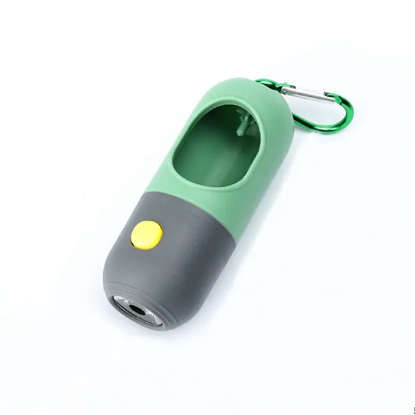 1.7"x4.3" Poop Bag Dispenser With LED Flashlight - 1.7"x4.3" Poop Bag Dispenser With LED Flashlight - Image 3 of 6