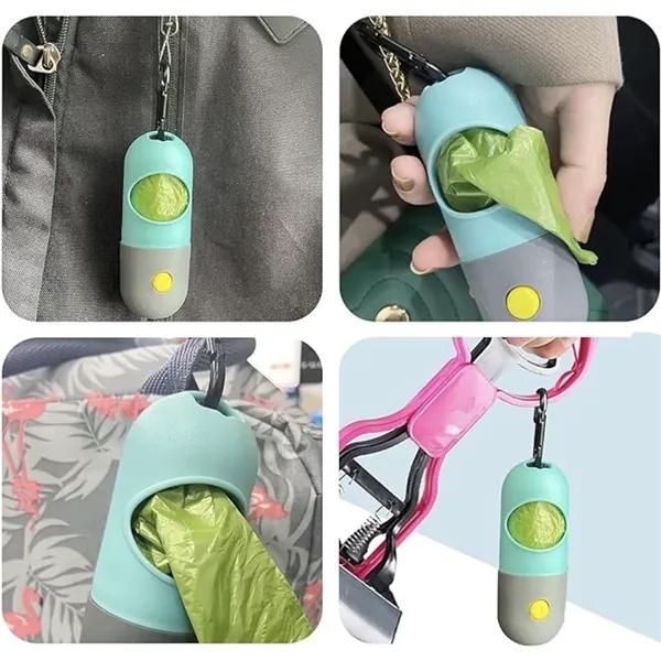 1.7"x4.3" Poop Bag Dispenser With LED Flashlight - 1.7"x4.3" Poop Bag Dispenser With LED Flashlight - Image 6 of 6