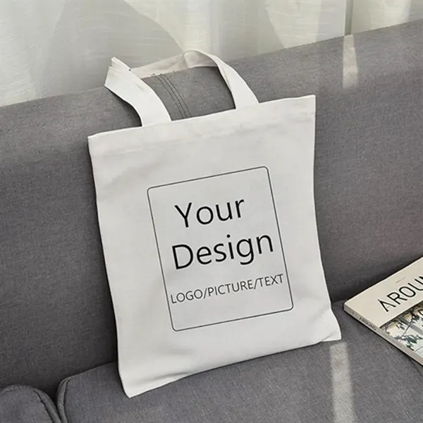 8oz Reusable Canvas Cotton Grocery Shopping Tote Bag 16"x15" - 8oz Reusable Canvas Cotton Grocery Shopping Tote Bag 16"x15" - Image 3 of 5