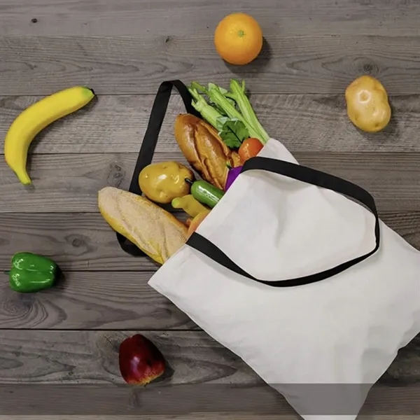 8oz Reusable Canvas Cotton Grocery Shopping Tote Bag 16"x15" - 8oz Reusable Canvas Cotton Grocery Shopping Tote Bag 16"x15" - Image 5 of 5