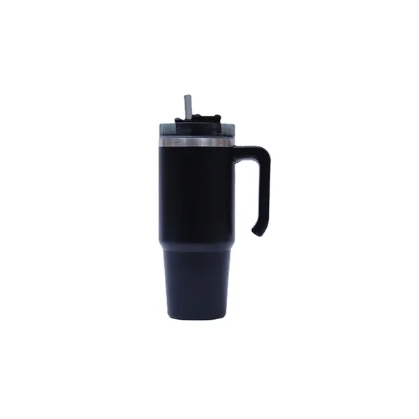 20 oz Tumbler with Handle and Straw Lid - 20 oz Tumbler with Handle and Straw Lid - Image 1 of 6