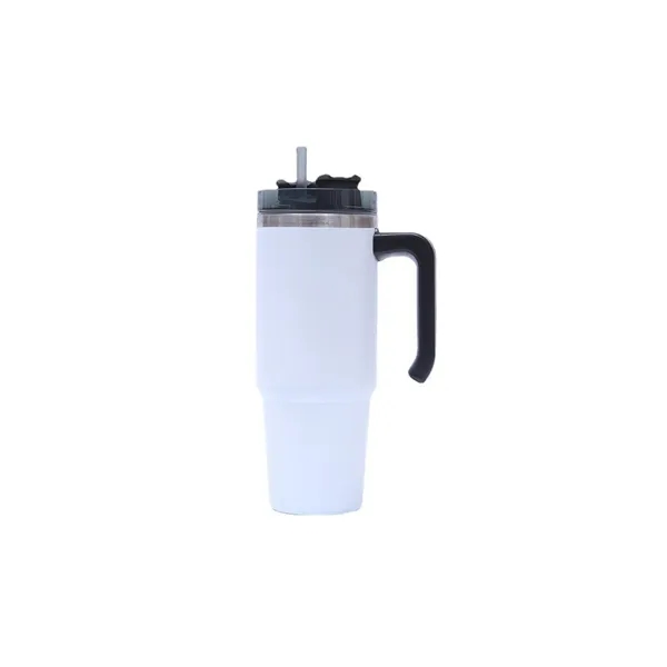 20 oz Tumbler with Handle and Straw Lid - 20 oz Tumbler with Handle and Straw Lid - Image 4 of 6