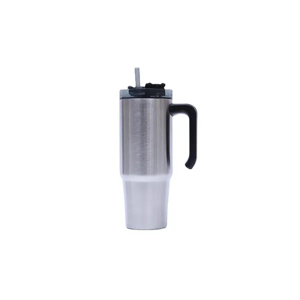 20 oz Tumbler with Handle and Straw Lid - 20 oz Tumbler with Handle and Straw Lid - Image 5 of 6