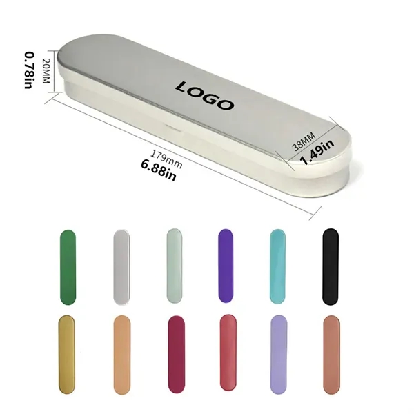 Rectangular Tin Box - Rectangular Tin Box - Image 0 of 3