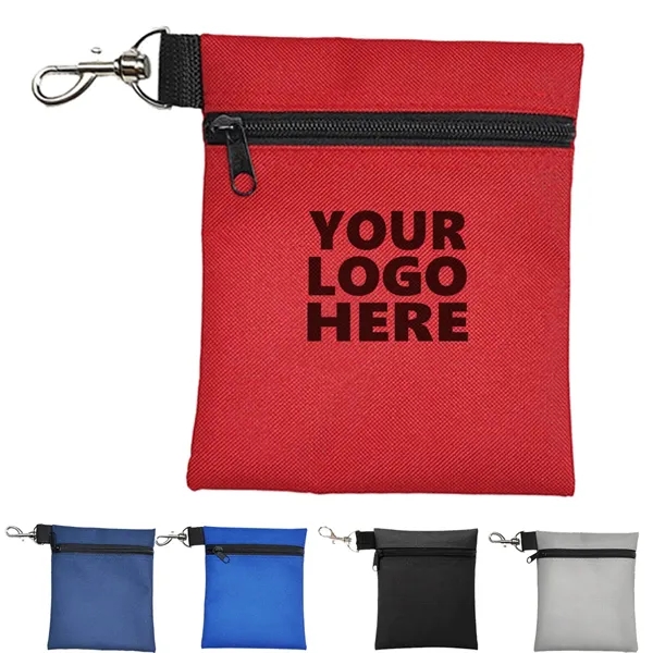 Professional Zipper Golf Tee/Ball Pouch Bag - Professional Zipper Golf Tee/Ball Pouch Bag - Image 0 of 5