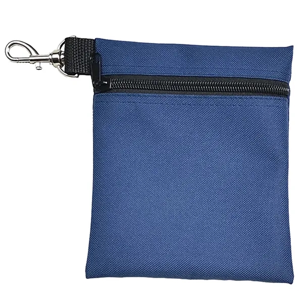 Professional Zipper Golf Tee/Ball Pouch Bag - Professional Zipper Golf Tee/Ball Pouch Bag - Image 4 of 5