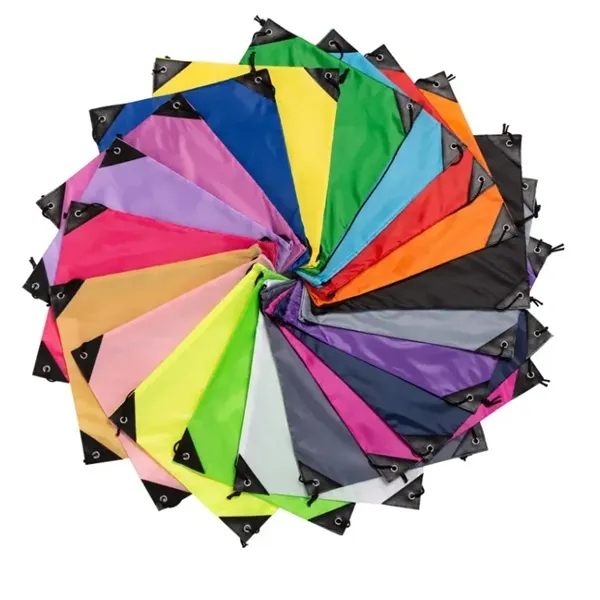 210D Polyester Drawstring Backpacks - 210D Polyester Drawstring Backpacks - Image 3 of 3