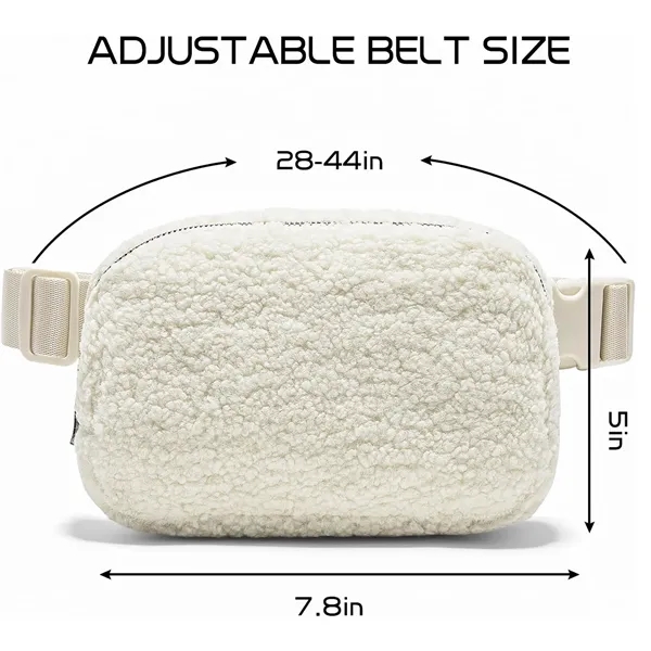 Sherpa Fleece Belt Bag - Sherpa Fleece Belt Bag - Image 3 of 4