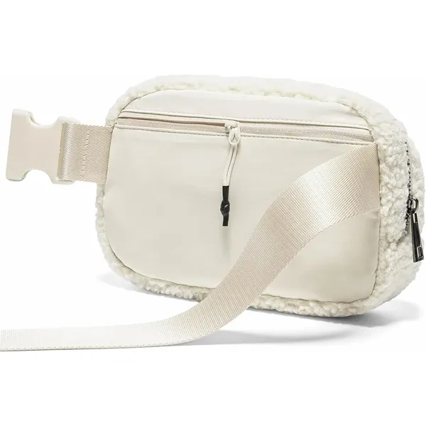 Sherpa Fleece Belt Bag - Sherpa Fleece Belt Bag - Image 1 of 4