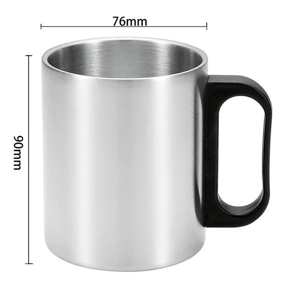 10 OZ Stainless Steel Double Mug - 10 OZ Stainless Steel Double Mug - Image 1 of 2