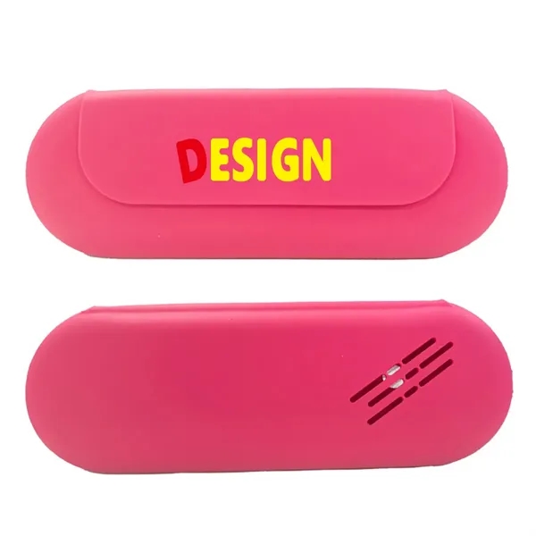 Silicone Makeup Brush Bag Cosmetics Holder - Silicone Makeup Brush Bag Cosmetics Holder - Image 4 of 6