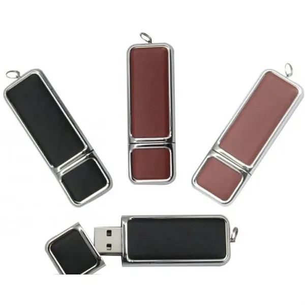 64 GB Striking Leather USB Drive - 64 GB Striking Leather USB Drive - Image 1 of 4