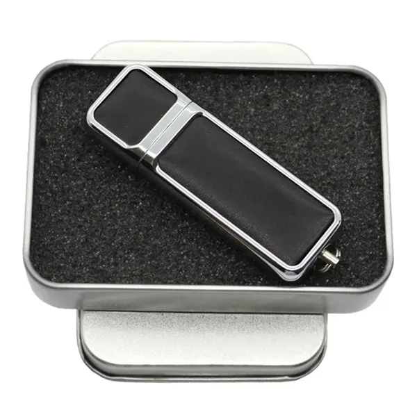 64 GB Striking Leather USB Drive - 64 GB Striking Leather USB Drive - Image 3 of 4