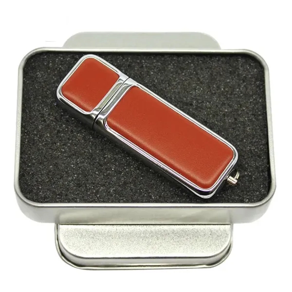 64 GB Striking Leather USB Drive - 64 GB Striking Leather USB Drive - Image 4 of 4