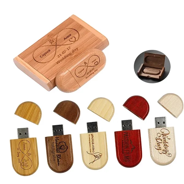 16 GB USB Flash Drives with Finely Wooden Gift Box - 16 GB USB Flash Drives with Finely Wooden Gift Box - Image 0 of 7