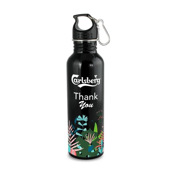 Wide Mouth Flair Bottle with Carabiner - 25oz - Wide Mouth Flair Bottle with Carabiner - 25oz - Image 3 of 12