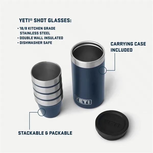 YETI Shot Glasses with Carrying Case - YETI Shot Glasses with Carrying Case - Image 8 of 8