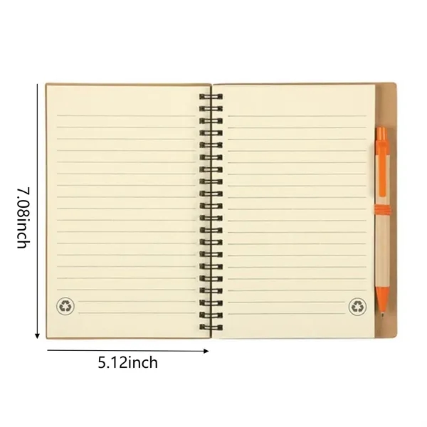 Spiral Notebook with Black Ink Pen Set - Spiral Notebook with Black Ink Pen Set - Image 1 of 7