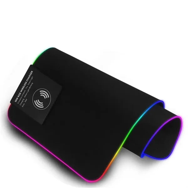 RGB Mouse Pad with Wireless Charging - RGB Mouse Pad with Wireless Charging - Image 2 of 4