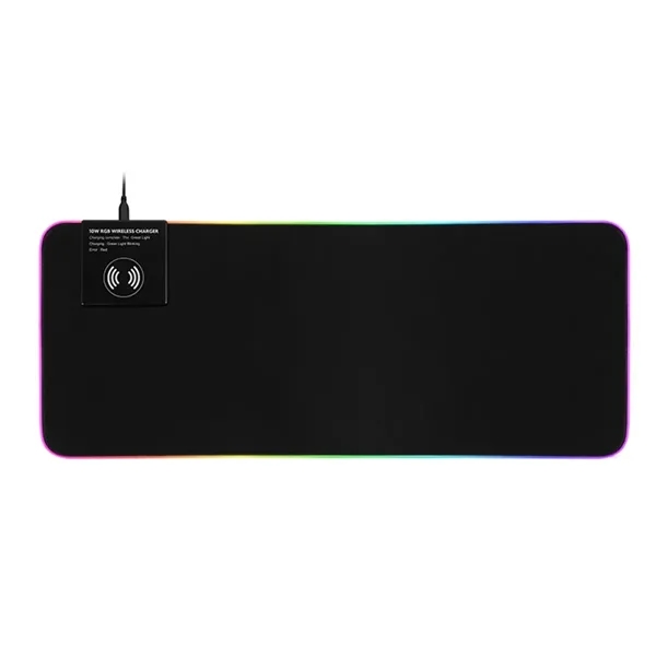 RGB Mouse Pad with Wireless Charging - RGB Mouse Pad with Wireless Charging - Image 0 of 4