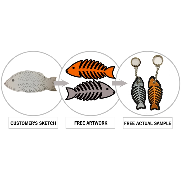Embroidered Keychain - Embroidered Keychain - Image 2 of 11