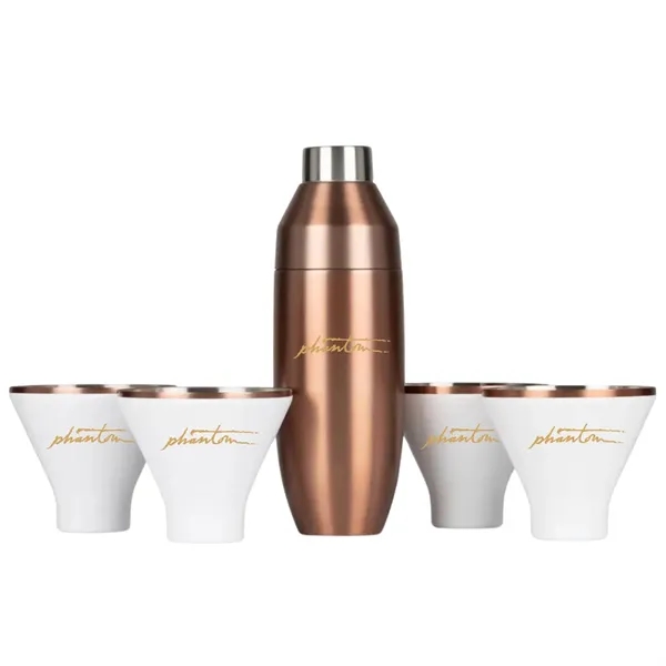 Insulated Cocktail Shaker and Martini Tumbler  Set - Insulated Cocktail Shaker and Martini Tumbler  Set - Image 1 of 10